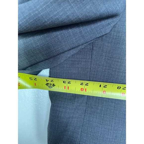 Cremieux Collection Mens Loro Piana Wool Long Sleeve Blazer Coat Suit Gray 44R - Picture 4 of 10